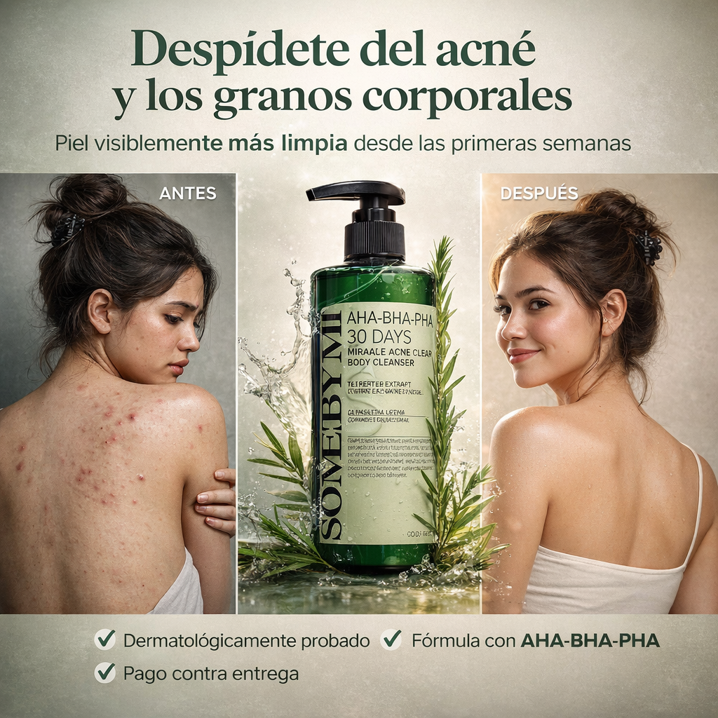 Tratamiento SOMEBYMI™ elimina acné y granos corporales