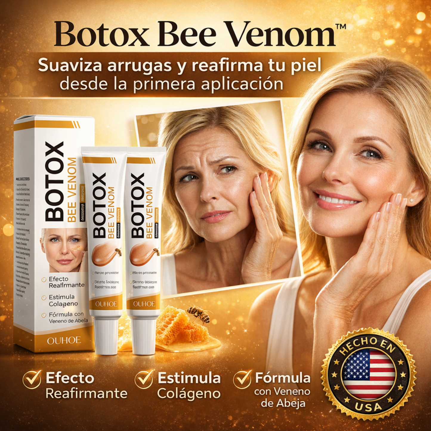Botox Bee Venom™ – Suaviza arrugas y reafirma tu piel desde la primera aplicación
