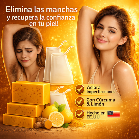 Turmeric™ Jabón Elimina las manchas y recupera la confianza en tu piel