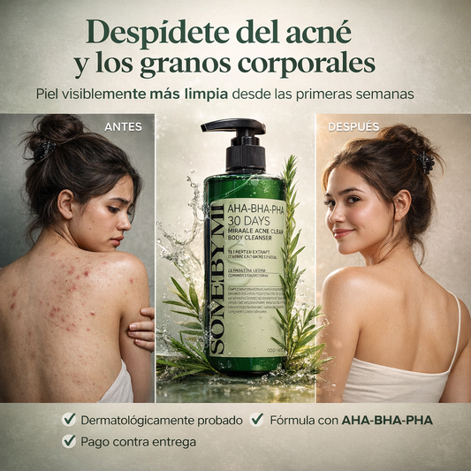 Tratamiento SOMEBYMI™ elimina acné y granos corporales