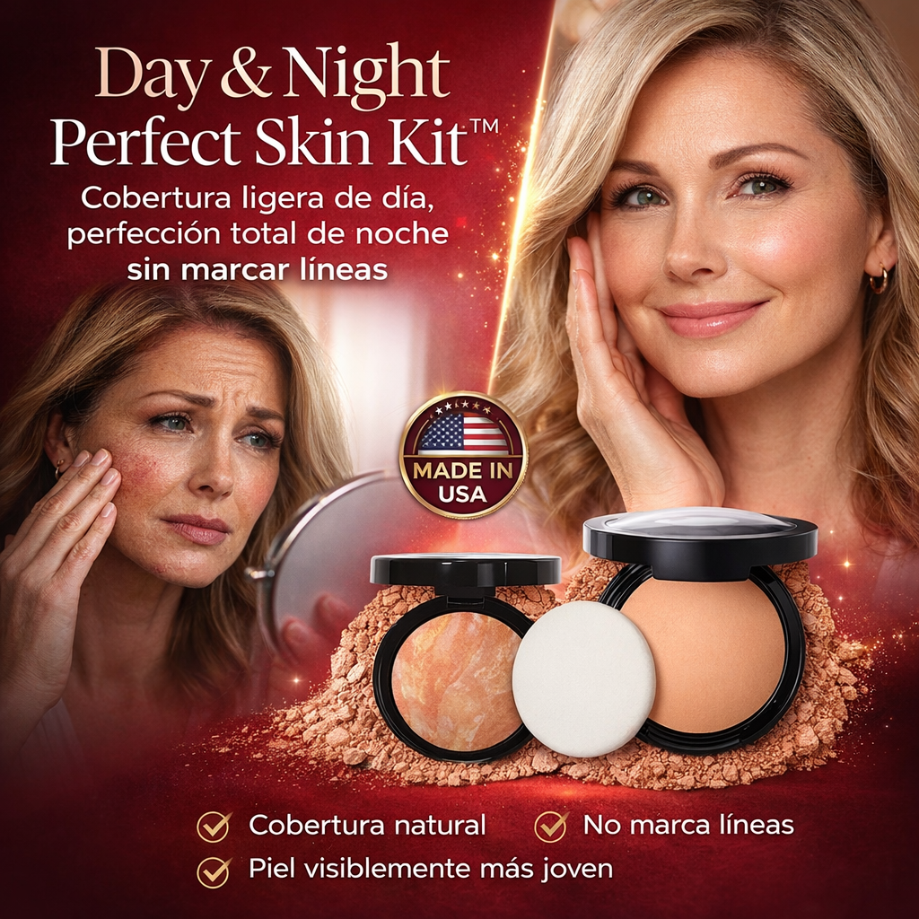 Day & Night Perfect Skin Kit™ Cobertura ligera de día, perfección total de noche sin marcar líneas
